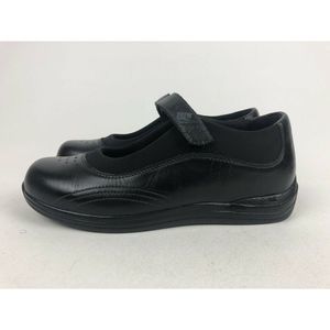 Drew Rose P221 Womens Leather Mary Jane Comfort Shoes Black US 8M